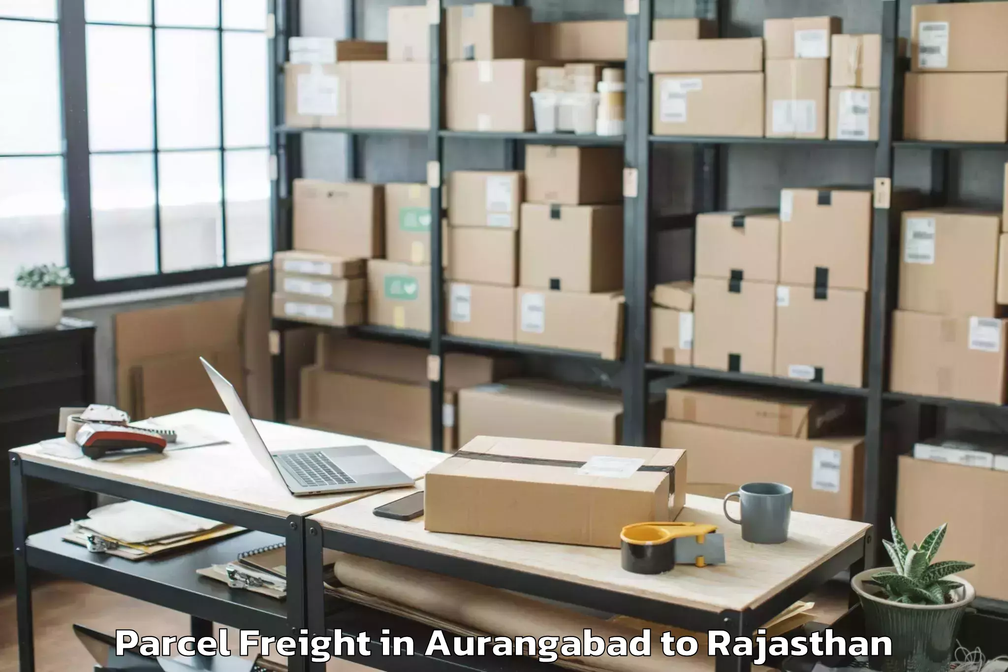 Efficient Aurangabad to Sujangarh Parcel Freight